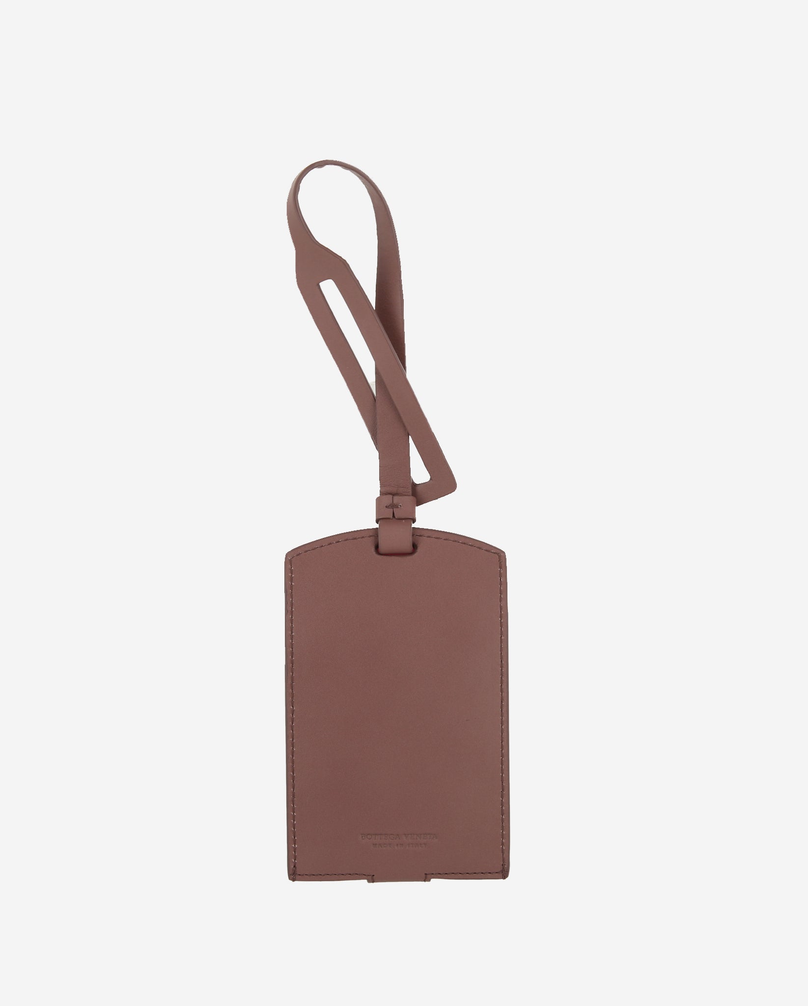 Bottega Veneta Rose Leather Luggage Tag 549578 - Vboc3 - 6679 - THE SOLIST - Bottega Veneta