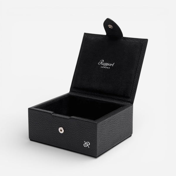 Rapport Tuxedo Leather Jewelry & Accessory Box BR1 - THE SOLIST