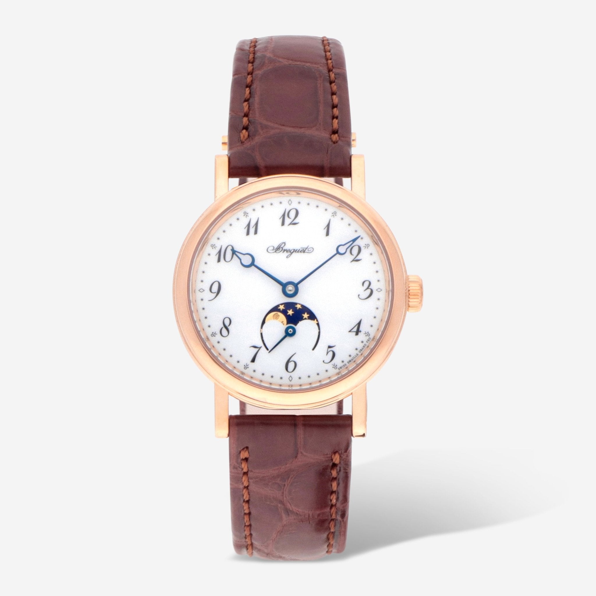 Breguet Classique 18K Rose Gold Automatic Moonphase Ladies Watch 9087BR/29/964 - THE SOLIST - Breguet