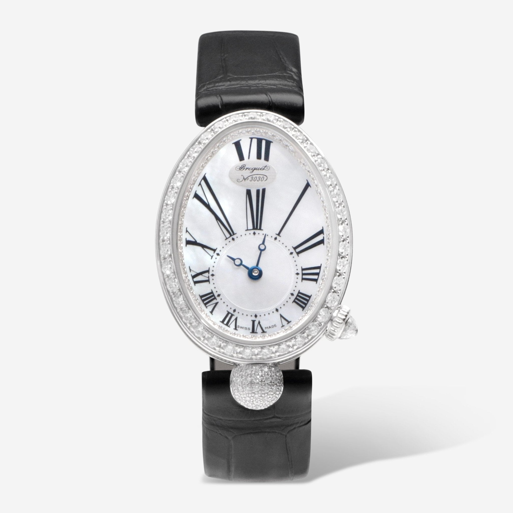 Breguet Reine de Naples Mini 18K White Gold Automatic Ladies' Watch 8928BB/51/844/DD0D - THE SOLIST - Breguet