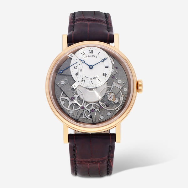 Breguet Tradition Retrograde 18K Rose Gold Automatic Men's Watch 7097BR/G1/9WU - THE SOLIST - Breguet