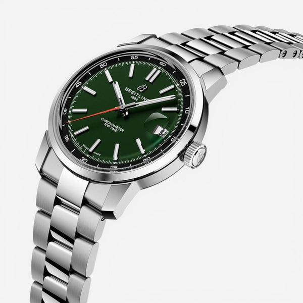 Breitling Top Time Stainless Steel Automatic Men's Watch AB3113171L1A1