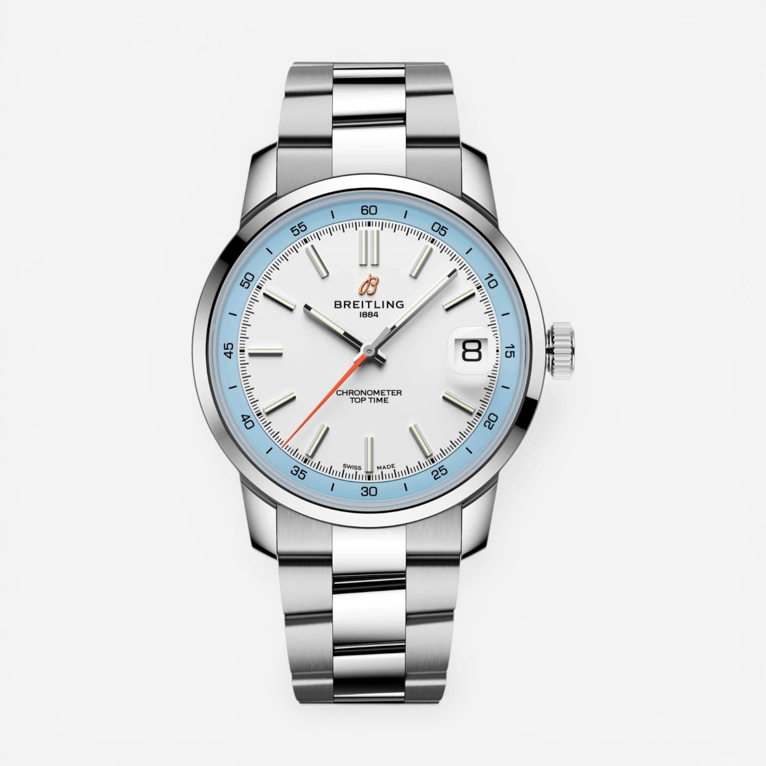 Breitling Top Time B31 Stainless Steel Automatic Men's Watch AB3113281A1A1
