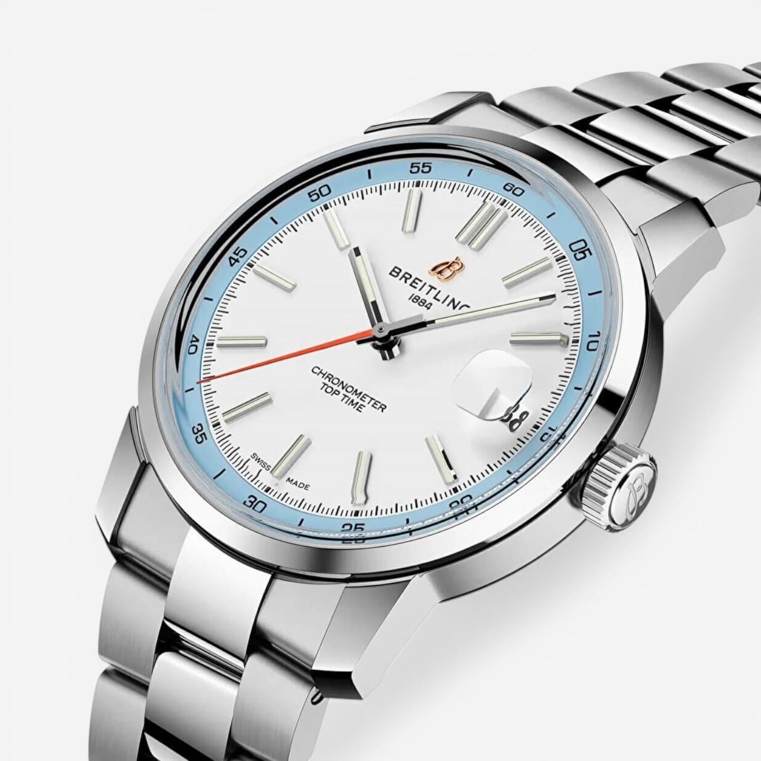 Breitling Top Time B31 Stainless Steel Automatic Men's Watch AB3113281A1A1