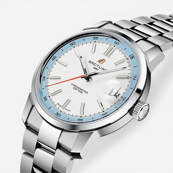 Breitling Top Time B31 Stainless Steel Automatic Men's Watch AB3113281A1A1