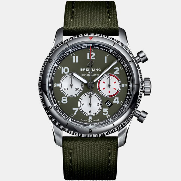 Breitling Aviator 8 B01 Chronograph Curtiss Warhawk Stainless Steel Automatic Men's Watch AB01192A1L1X2 - THE SOLIST - Breitling