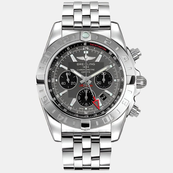 Breitling Chronomat 44 GMT Chronograph Stainless Steel Automatic Men's Watch AB042011/F561 - 375A - THE SOLIST - Breitling