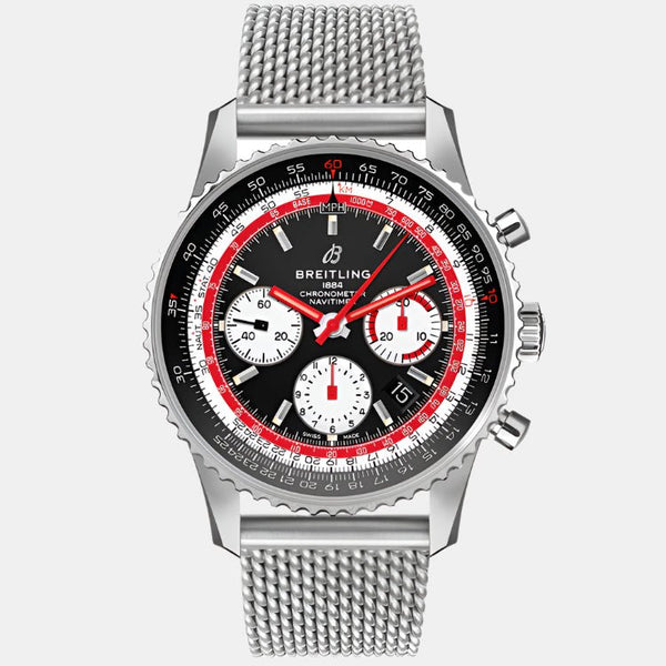 Breitling Navitimer 1 B01 Chronograph Stainless Steel Automatic Men's Watch AB01211B1B1A1 - THE SOLIST - Breitling