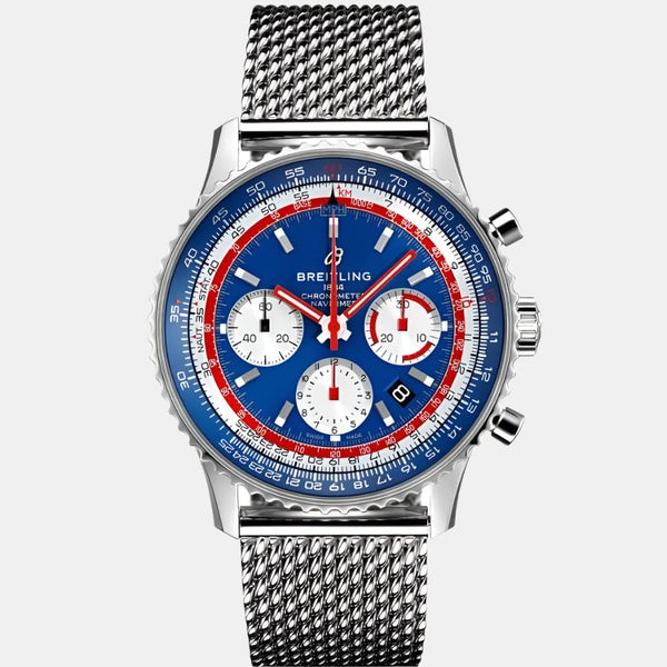 Breitling Navitimer B01 Chronograph Stainless Steel Automatic Men's Watch AB01212B1C1A1 - THE SOLIST - Breitling