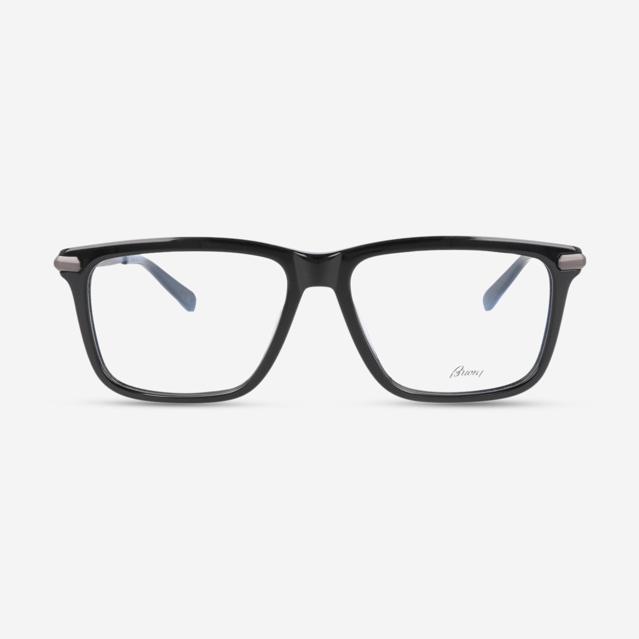 Brioni Square Acetate Unisex Optical Frames BR0071O - 30008063 - 001 - 00055 - NS - THE SOLIST - Brioni