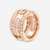 Bulgari 18K Rose Gold Diamond Ring Sz. 6.5 328700 - THE SOLIST - Bulgari