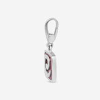 Bulgari 18K White Gold Pink Rhodonite Charm CN852385 - THE SOLIST - Bulgari