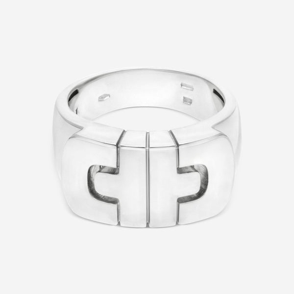 Bulgari 18K White Gold Ring Sz. 10.75 AN853317 - THE SOLIST - Bulgari