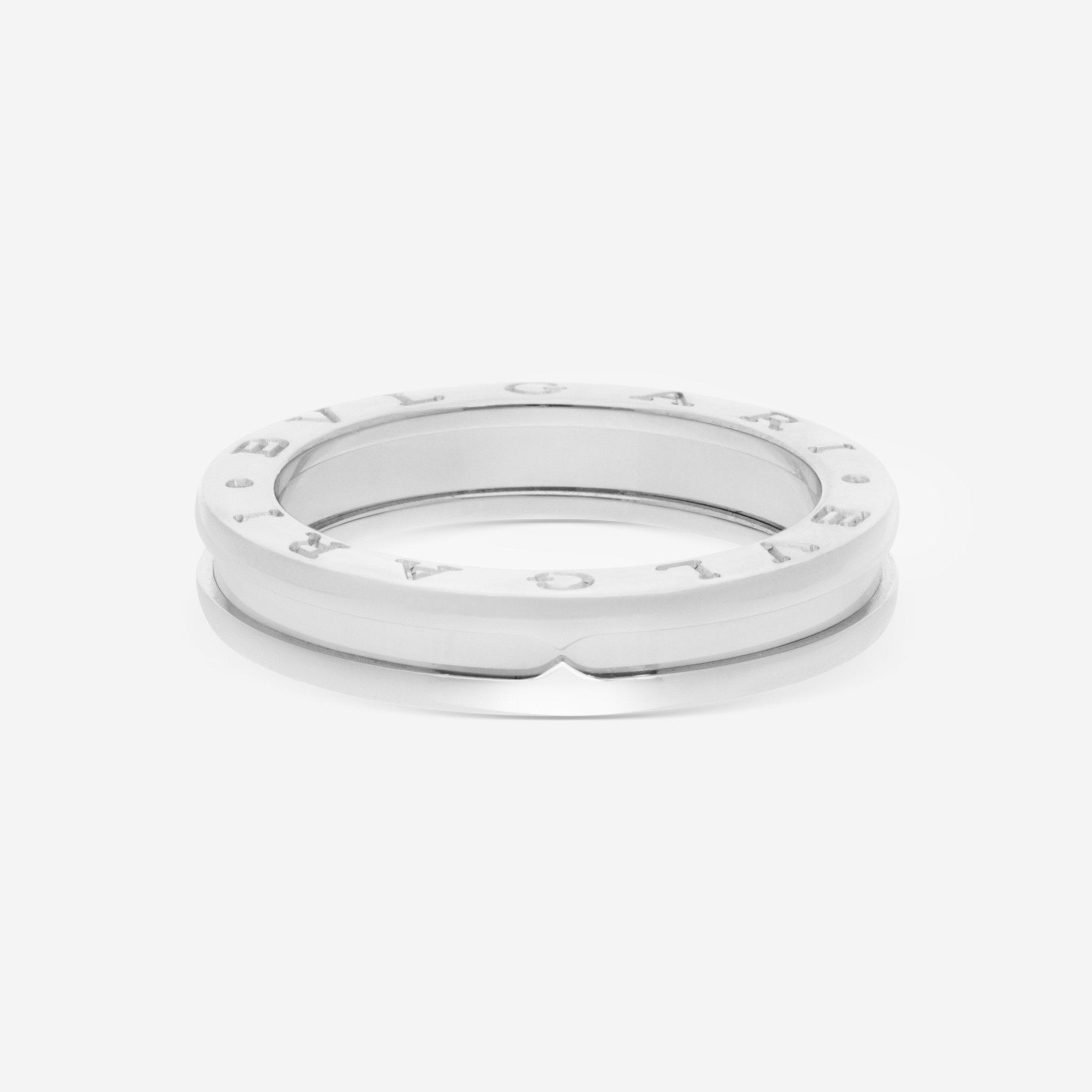 Bulgari 18K White Gold Ring Sz. 9 339951 - THE SOLIST - Bulgari