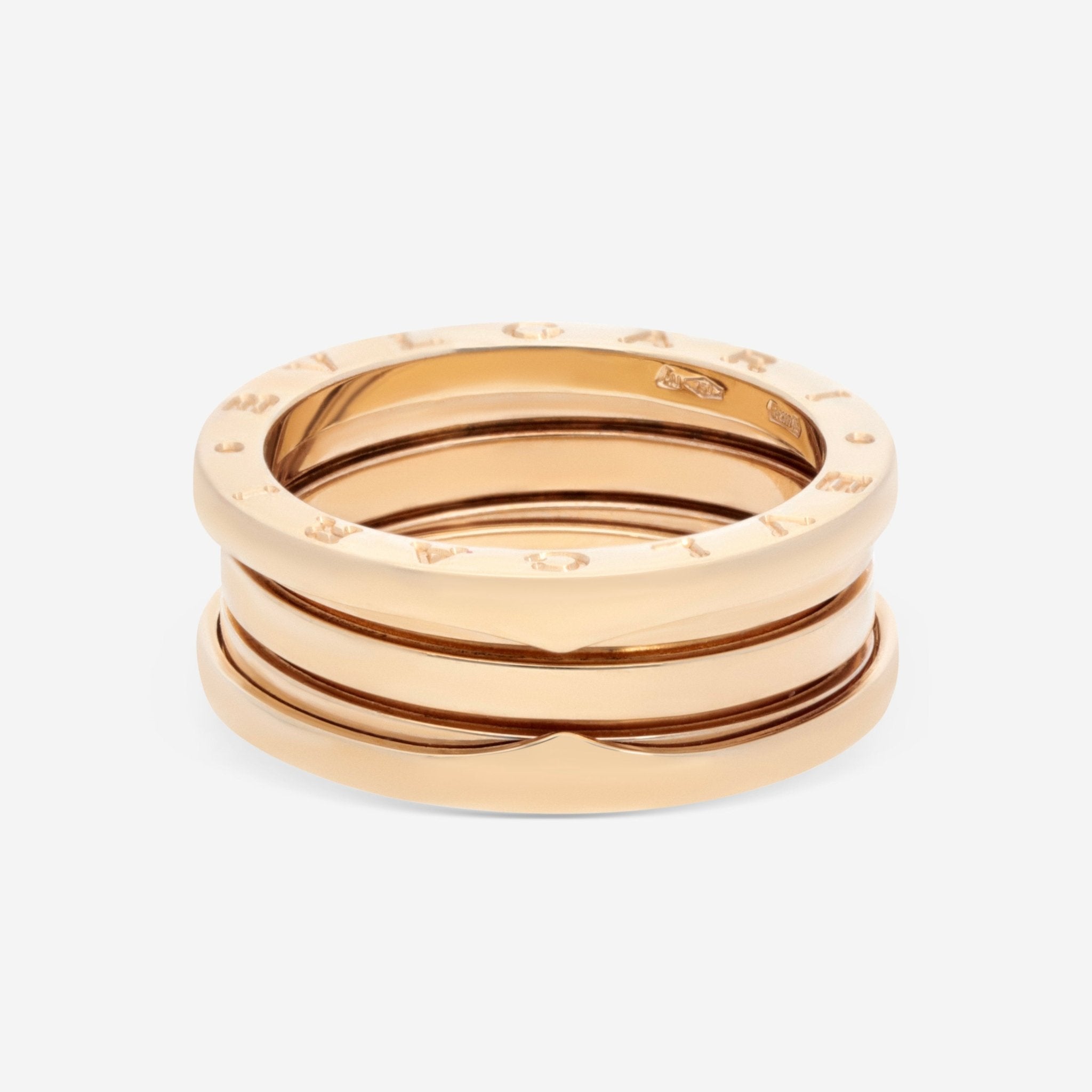 Bulgari 18K Yellow Gold Ring Sz. 8.5 324302 - THE SOLIST - Bulgari