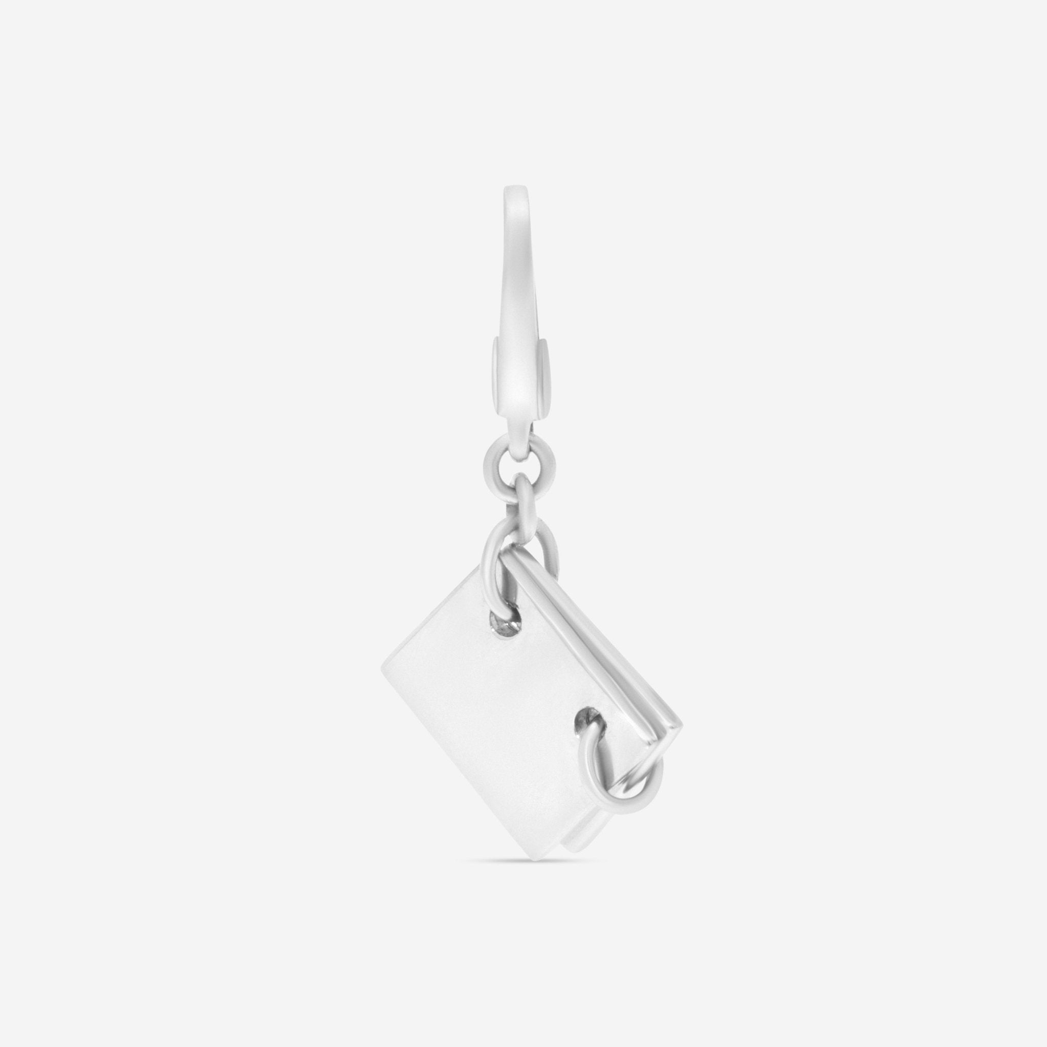 Bulgari Agenda 18K White Gold Charm CN853597 - THE SOLIST - Bulgari