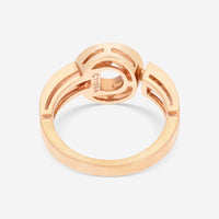 Bulgari Bulgari 18K Rose Gold Diamond Ring Sz. 5.25 346211 - THE SOLIST - Bulgari