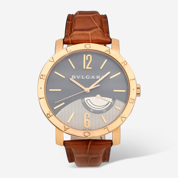 Bulgari Bulgari 18K Rose Gold Power Reserve 41mm Automatic Men's Watch 101383 - THE SOLIST - Bulgari