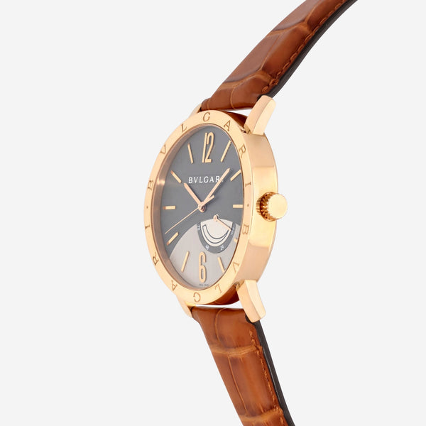 Bulgari Bulgari 18K Rose Gold Power Reserve 41mm Automatic Men's Watch 101383 - THE SOLIST - Bulgari