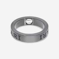 Bulgari Bulgari Black Ceramic & 18K White Gold Diamond Ring 348847 - THE SOLIST - Bulgari