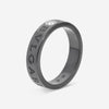 Bulgari Bulgari Black Ceramic & 18K White Gold Diamond Ring Sz. 11 350512 - THE SOLIST - Bulgari