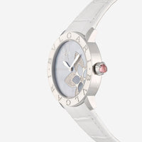 Bulgari Bulgari Blue Mother of Pearl Diamond Flower Automatic Ladies Watch 101897 - THE SOLIST - Bulgari