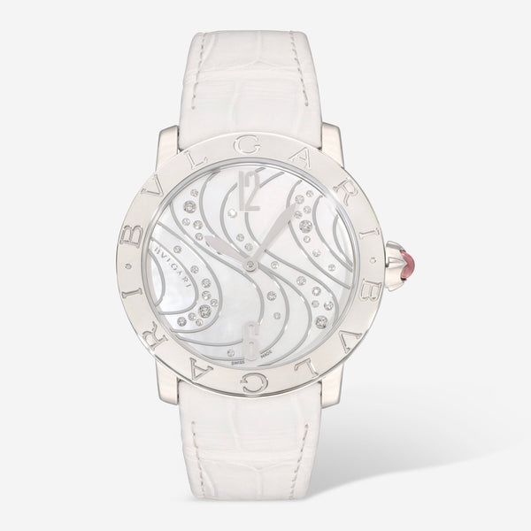 Bulgari Bulgari Mother of Pearl Diamond Automatic Ladies Watch 102030 - THE SOLIST - Bulgari