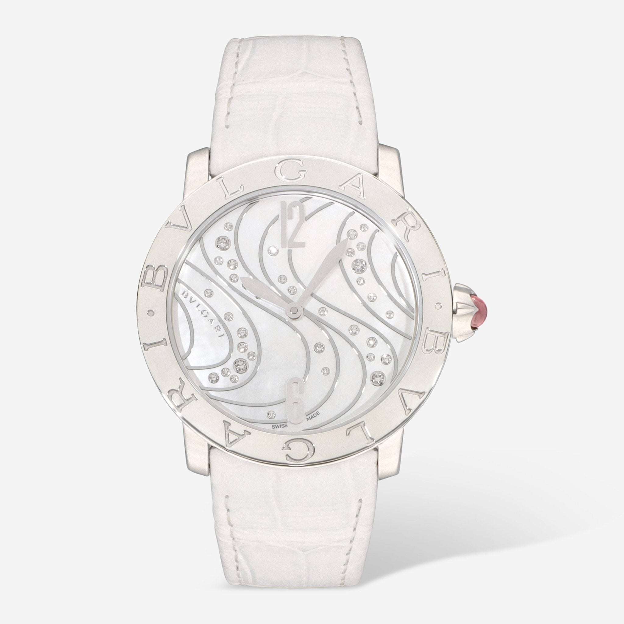 Bulgari Bulgari Mother of Pearl Diamond Automatic Ladies Watch