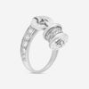 Bulgari B.Zero1 18K White Gold Diamond Charm Dangling Ring Sz. 6 AN853924 - THE SOLIST - Bulgari