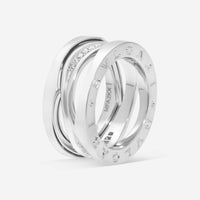 Bulgari B.Zero1 18K White Gold Diamond Ring Sz. 5.5 355197 - THE SOLIST - Bulgari