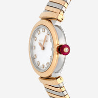 Bulgari Lucea Stainless Steel & 18K Rose Gold Quartz Ladies Watch 102952 - THE SOLIST - Bulgari