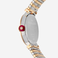 Bulgari Lucea Stainless Steel & 18K Rose Gold Quartz Ladies Watch 102952 - THE SOLIST - Bulgari