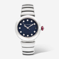 Bulgari Lvcea Stainless Steel Diamond Dial Automatic Ladies Watch 102564 - THE SOLIST - Bulgari
