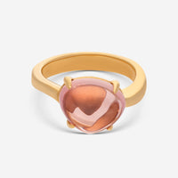 Bulgari Mediterranean Eden 18K Yellow Gold Pink Sapphire Ring 346952 - THE SOLIST - Bulgari