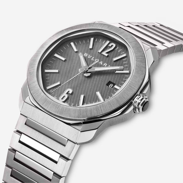 Bulgari Octo Roma Stainless Steel Automatic Men's Watch 103740 - THE SOLIST - Bulgari