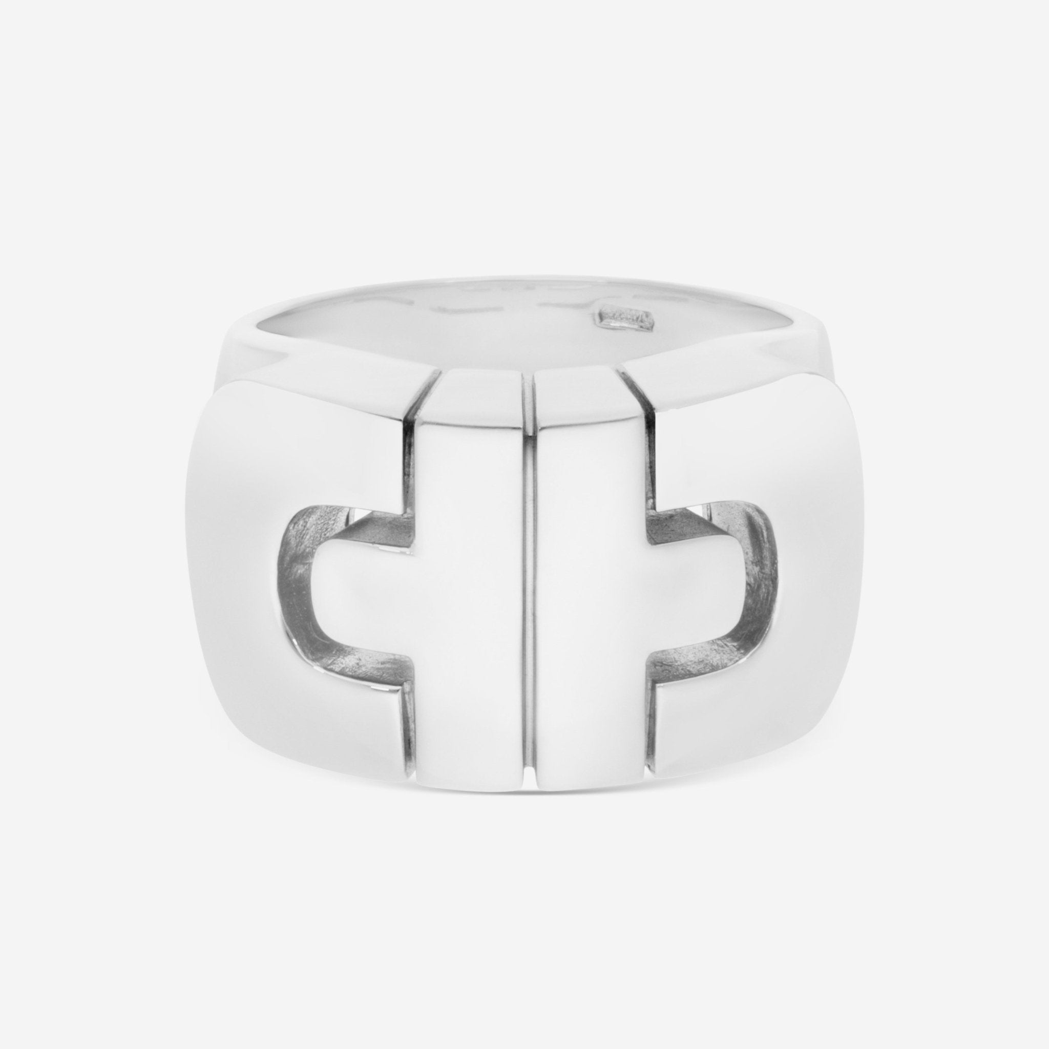 Bulgari Parentesi 18K White Gold Ring Sz. 6 339922 - THE SOLIST - Bulgari