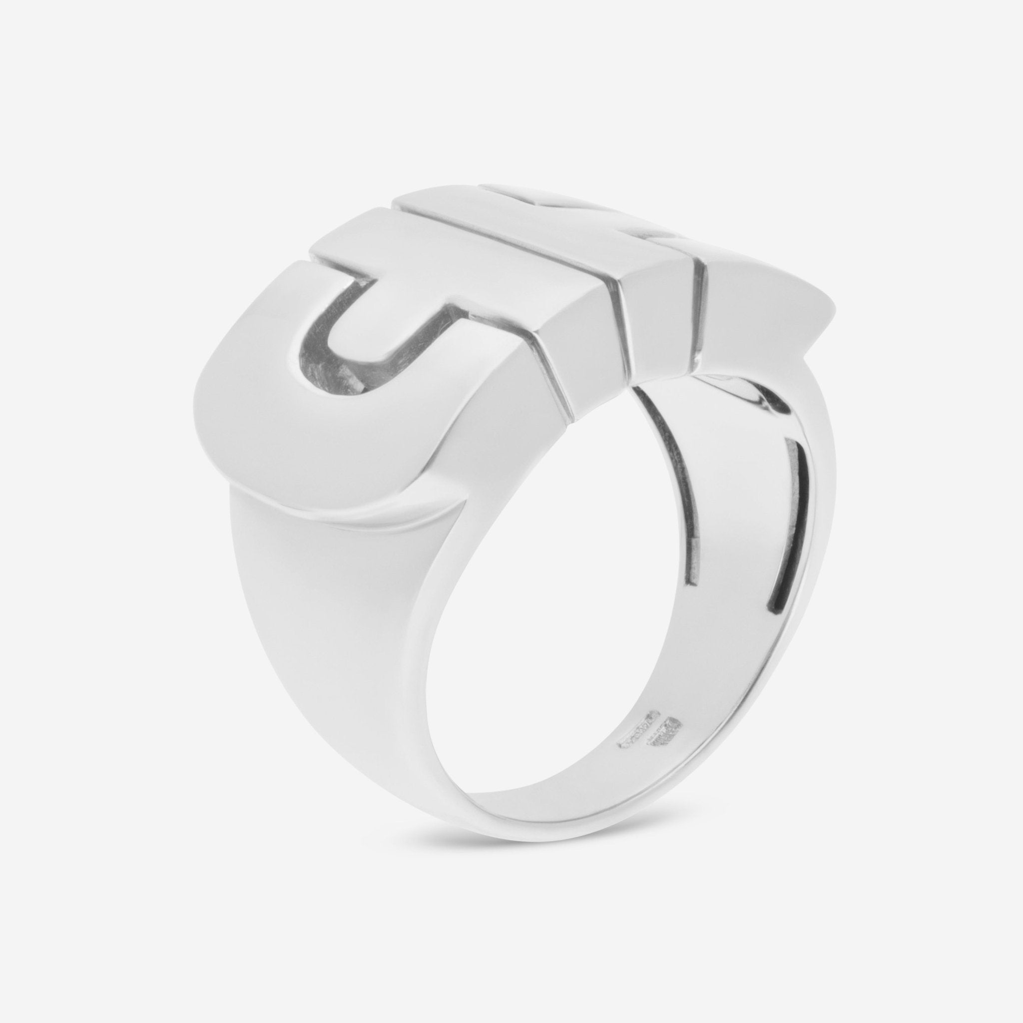 Bulgari Parentesi 18K White Gold Ring Sz. 6 339922 - THE SOLIST - Bulgari