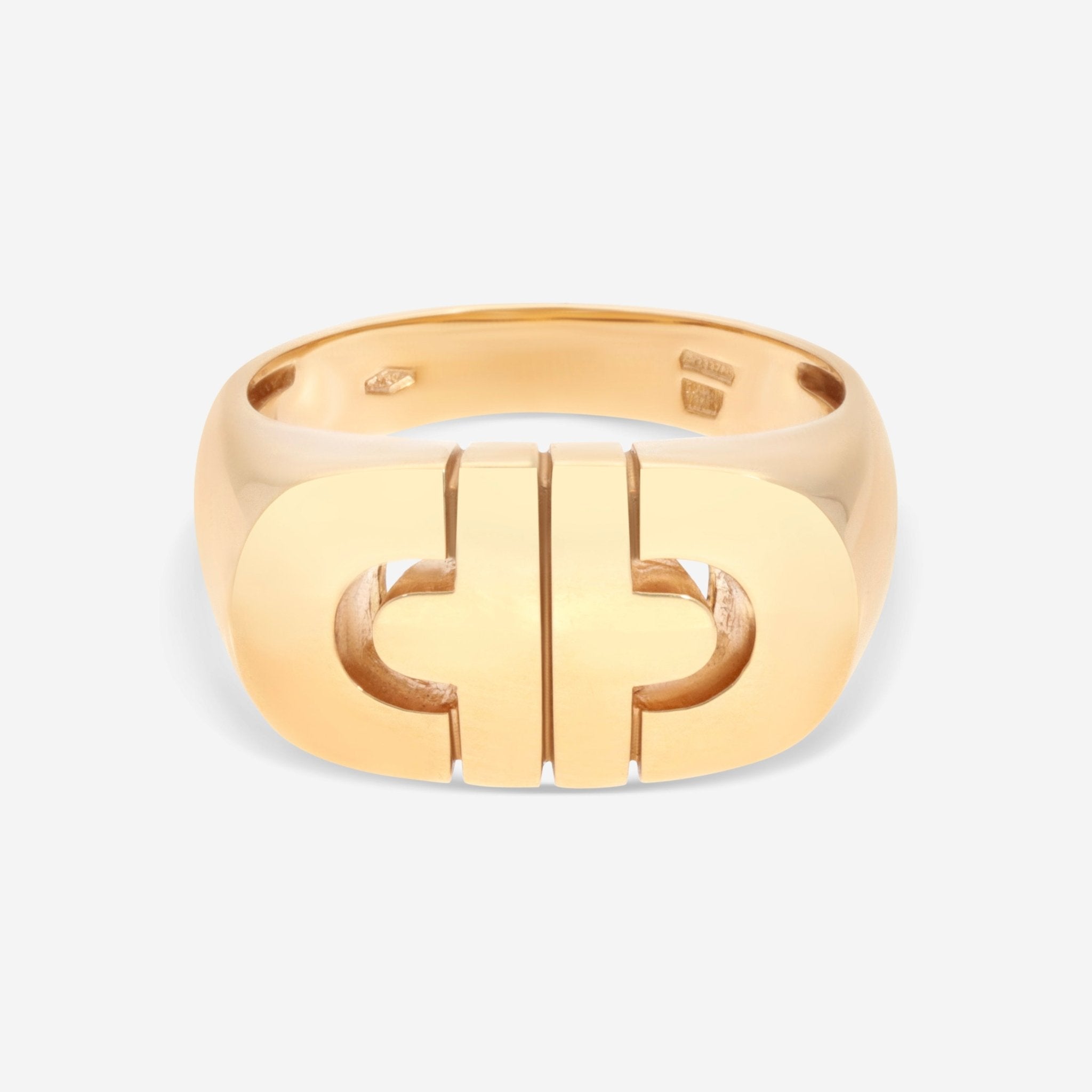 Bulgari Parentesi 18K Yellow Gold Ring Sz. 8 339912 - THE SOLIST - Bulgari