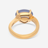 Bulgari Sassi 18K Yellow Gold Calcedonium Ring 346973 - THE SOLIST - Bulgari