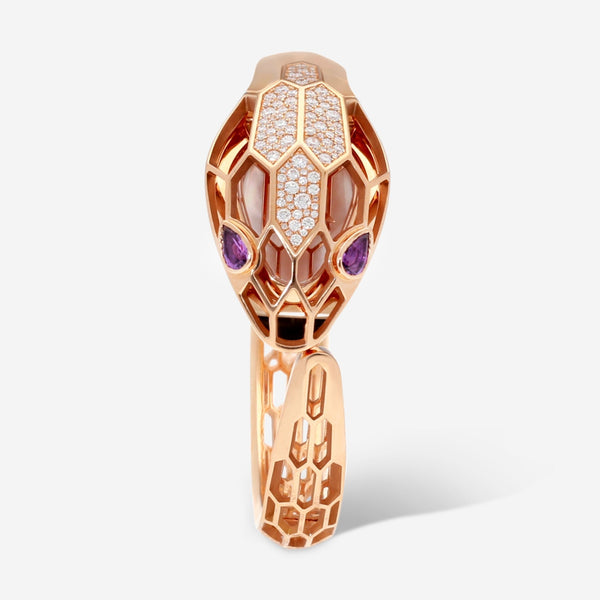 Bulgari Serpenti Misteriosi Secret 18K Rose Gold Diamond Quartz Ladies Watch 102753 - THE SOLIST - Bulgari