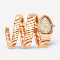 Bulgari Serpenti Tubogas 18k Rose Gold 35mm Quartz Ladies Watch 101956 - THE SOLIST - Bulgari