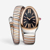 Bulgari Serpenti Tubogas 35mm 18K Rose Gold Steel Quartz Ladies Watch SP35SPG
