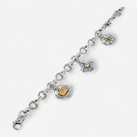 Konstantino Sterling Silver Silver & 18K Yellow Gold Spinel Bracelet BKJ698-478 - THE SOLIST