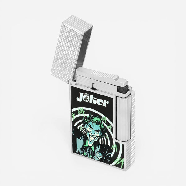 S.T. Dupont Ligne 2 Joker Limited Edition Silver Lacquered Lighter C16695