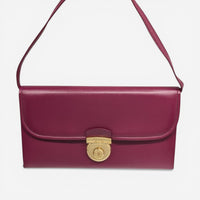 Salvatore Ferragamo Anemone 614935 Magenta Crossbody Bag MSRP $960 - THE SOLIST