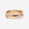 Gucci Icon 18K Rose Gold Band Ring YBC8043350020 MSRP $1,850 - THE SOLIST