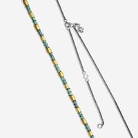 Armenta 18K Yellow Gold & Grey Sterling Silver Station Necklace 22292