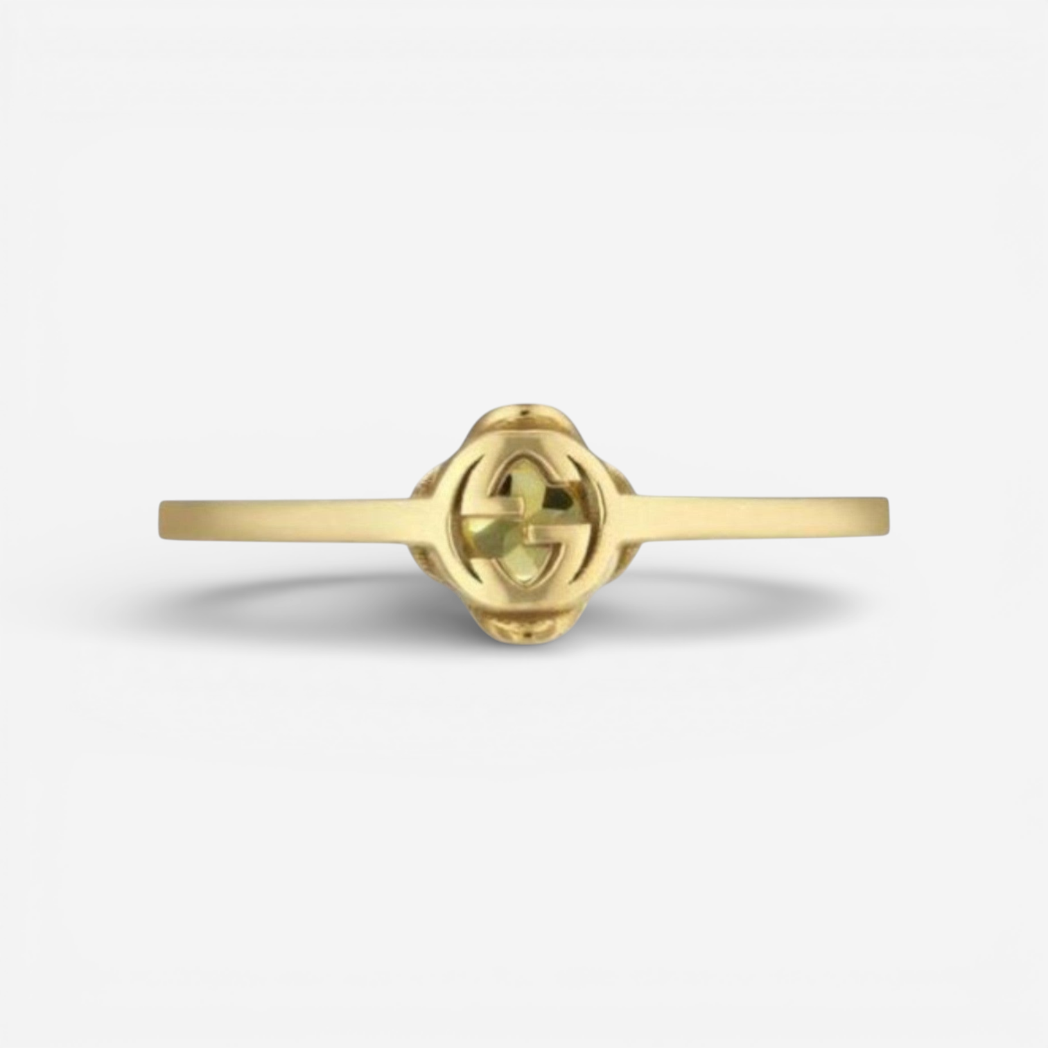 Gucci 18K Yellow Gold Yellow Beryl Ring Sz. 5.25 YBC662428002010 - THE SOLIST