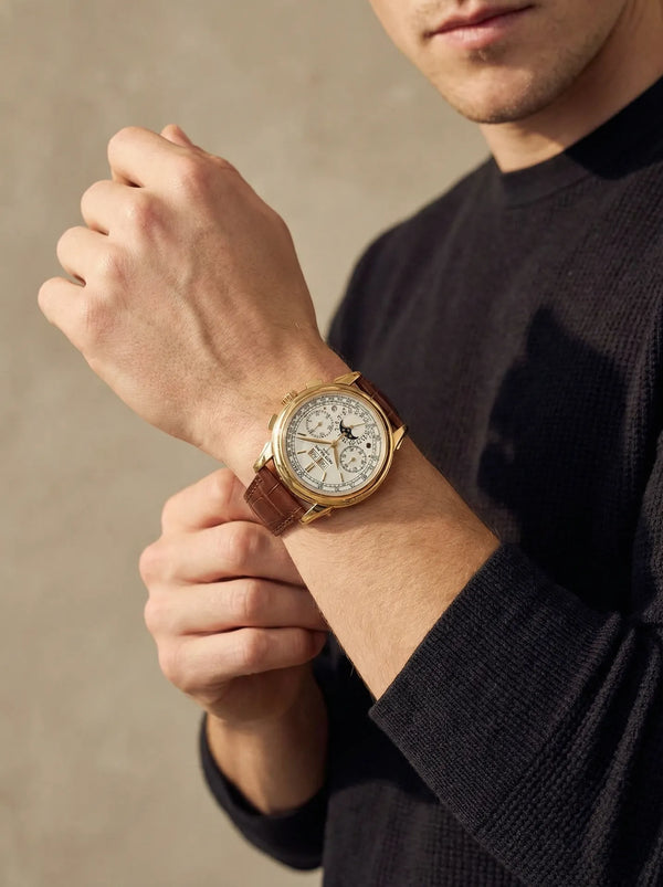 Patek Philippe Grand Complications 18K Rose Gold Perpetual Calendar Chronograph Manual Watch 5270J-001