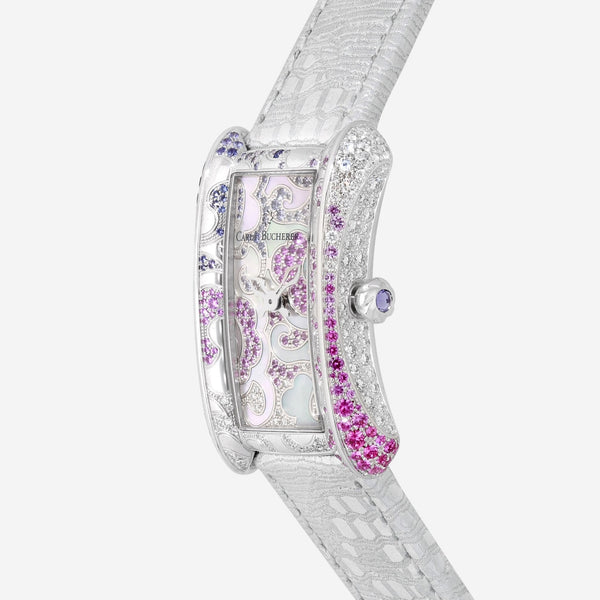 Carl F. Bucherer Alacria Royal Rose 18K White Gold Quartz Ladies Watch 00.10702.02.90.18 - THE SOLIST - Carl F. Bucherer